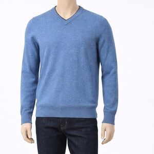 Isaac Mizrahi 100% Merino Wool V-Neck Sweater – Men’s Medium